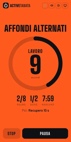 Schermo sala con numeri giganti