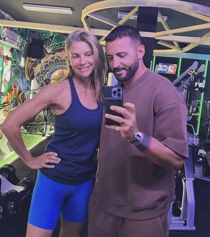 Carlo Cavallo con un cliente del C Club
